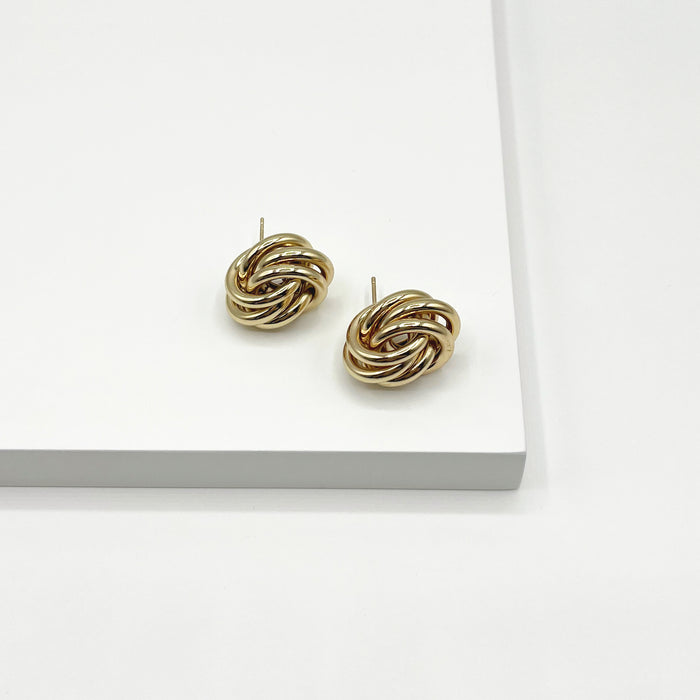 Delta chunky stud earrings