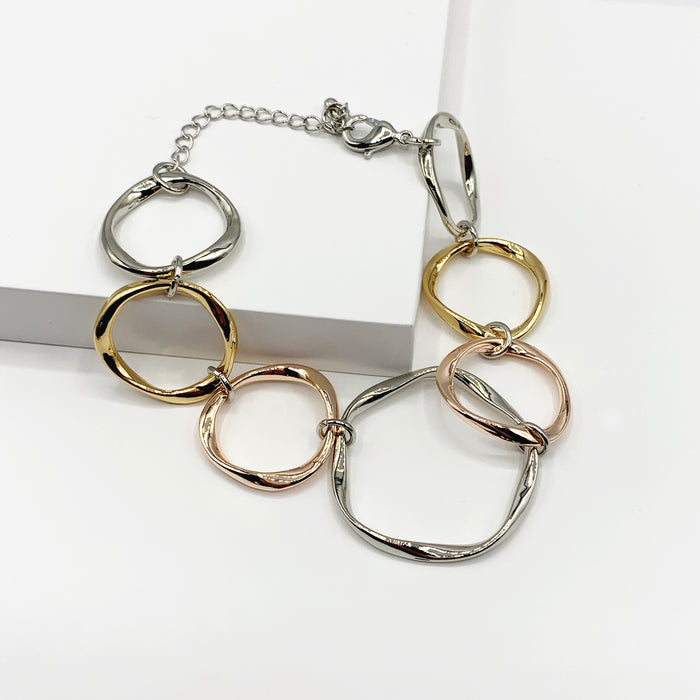 Kirsten irregular link bracelet