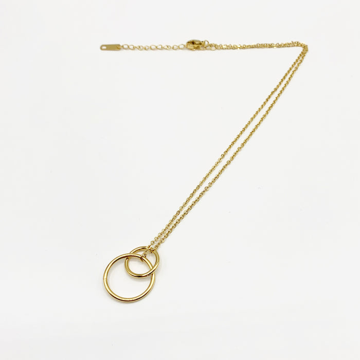 Reese 18k gold plated link necklace